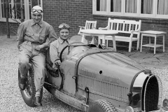 126 Cholmondeley-Tapper and Miss Eileen Ellison with Type 37A, Brooklands 1935
