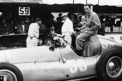 491 Jean-Pierre Wimille, Coupe de Paris 7 May 1939, Wurmser turning to speak to the seated Jean Bugatti in background