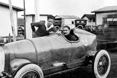 497 ount Louis Zborowski, Type 30 Indianapolis car with Prince de Cystria leaning on car